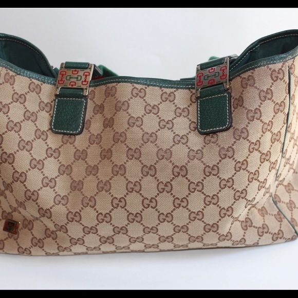 Gucci Shoulder Bag Web Monogram GG Tote - Picture 10 of 15